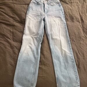 Zara Women's Denim Straight Leg Jeans